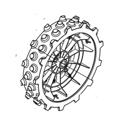 Roue arrière robot KRESS...