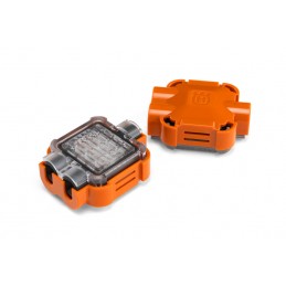 Raccord de cable orange gel x1