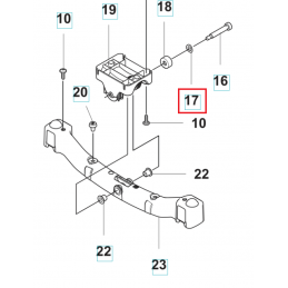 Rondelle arbre pivotant...