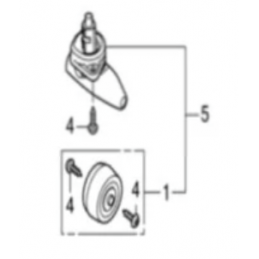 Roue avant HRM40 HRM70 avec...