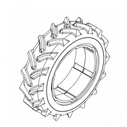 Roue arrière pour robot de...